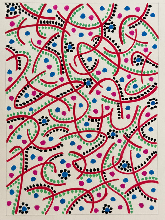 Pointillist Ink on Paper Original Artwork No.24 - ARTHUR ALLAN WILSON, Scottish | 1944-2024