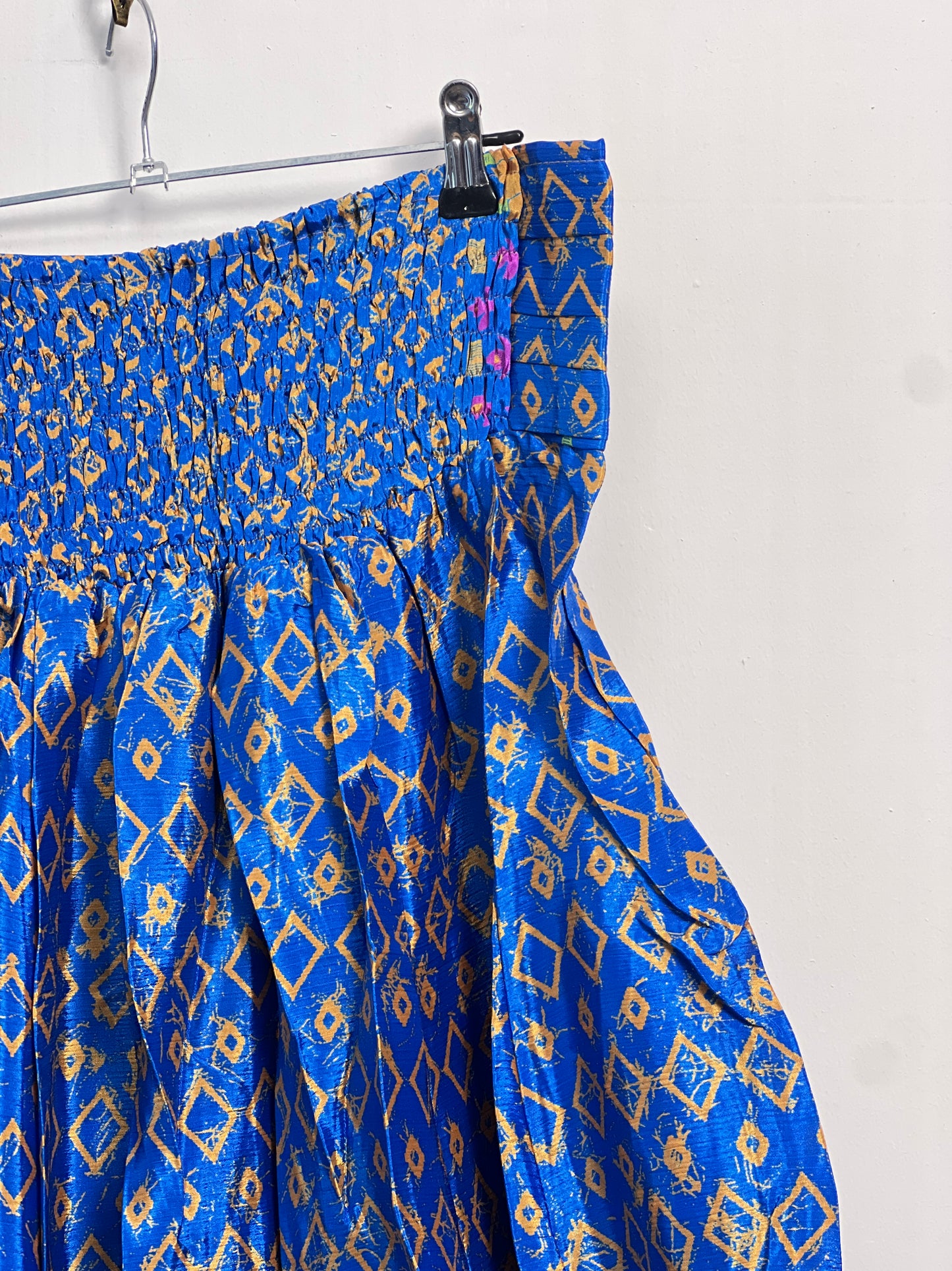 Vintage Saree Silk Pleated Skirt