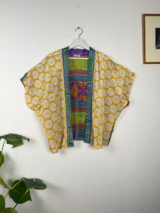 Vintage Saree Silk Shrug Blouse