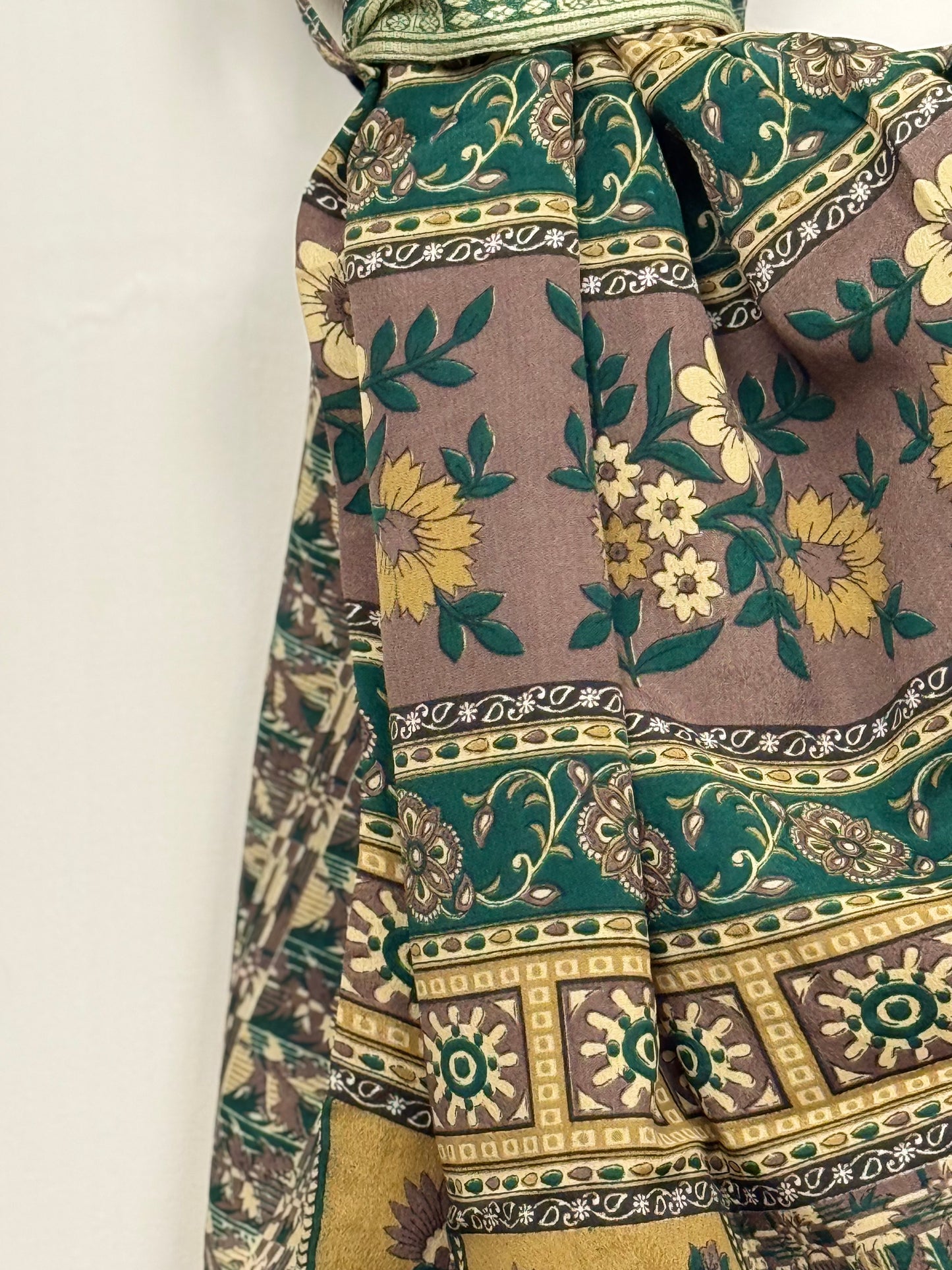 Vintage Saree Silk Kimono / Duster - Short