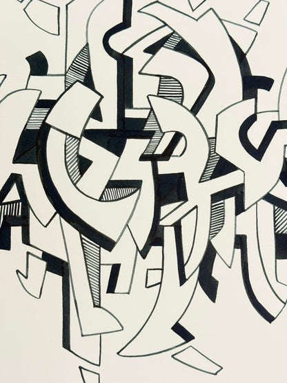 Monochromatic Original Artwork No.256 - ARTHUR ALLAN WILSON, Scottish | 1944-2024