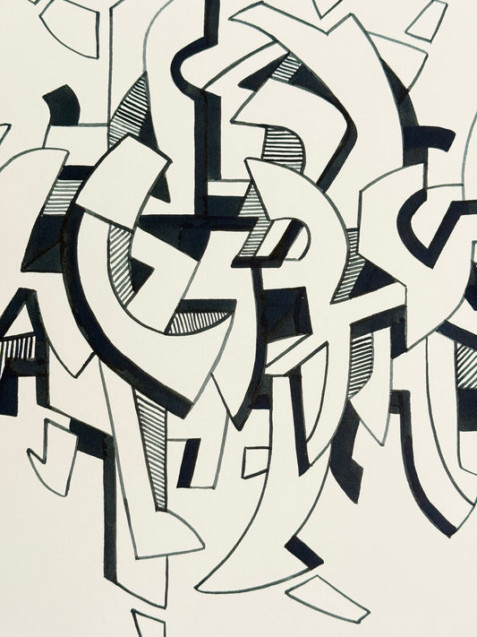 Monochromatic Original Artwork No.256 - ARTHUR ALLAN WILSON, Scottish | 1944-2024