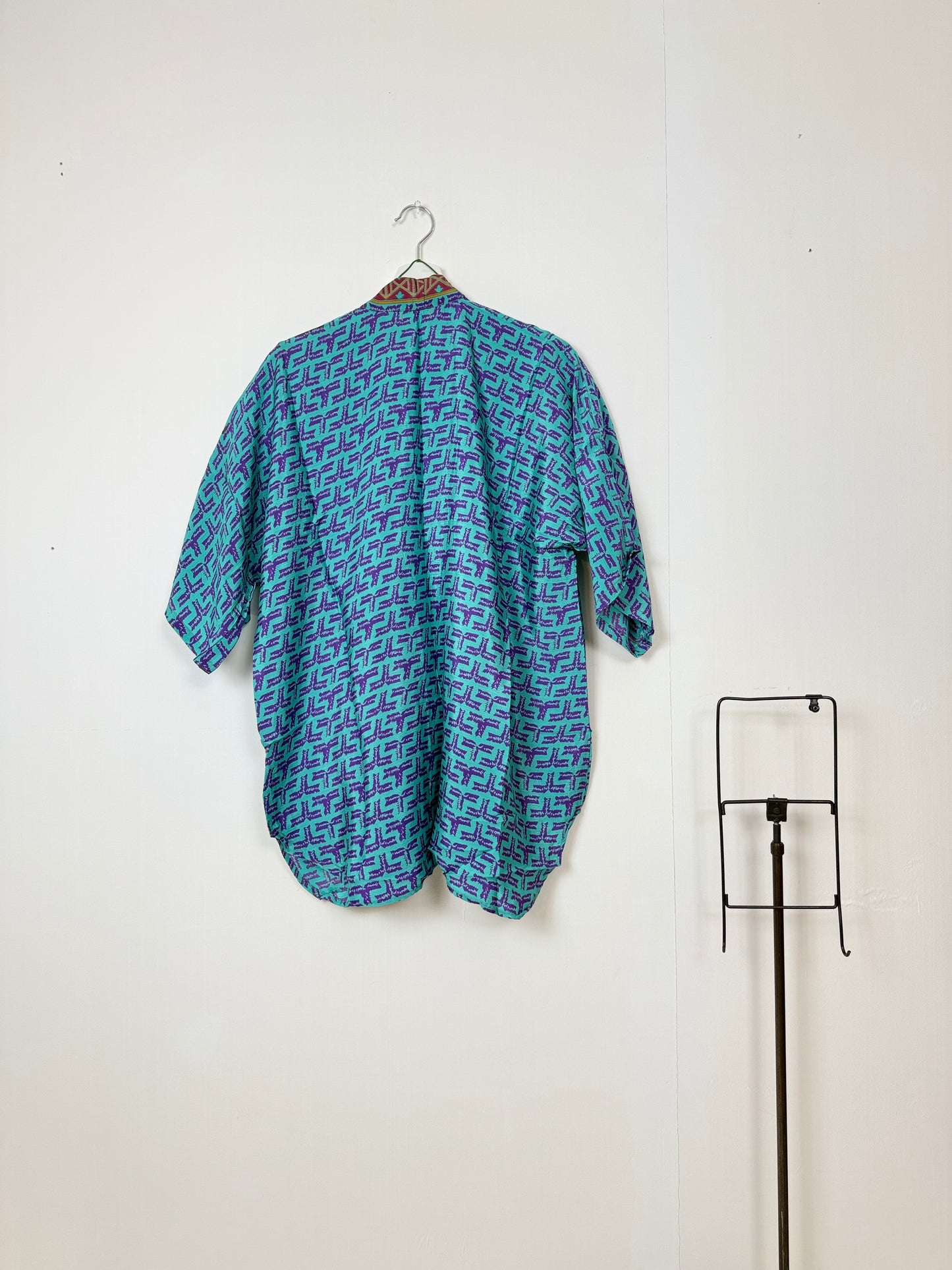 Vintage Saree Silk Trousers & Shirt Co-ordinated Set