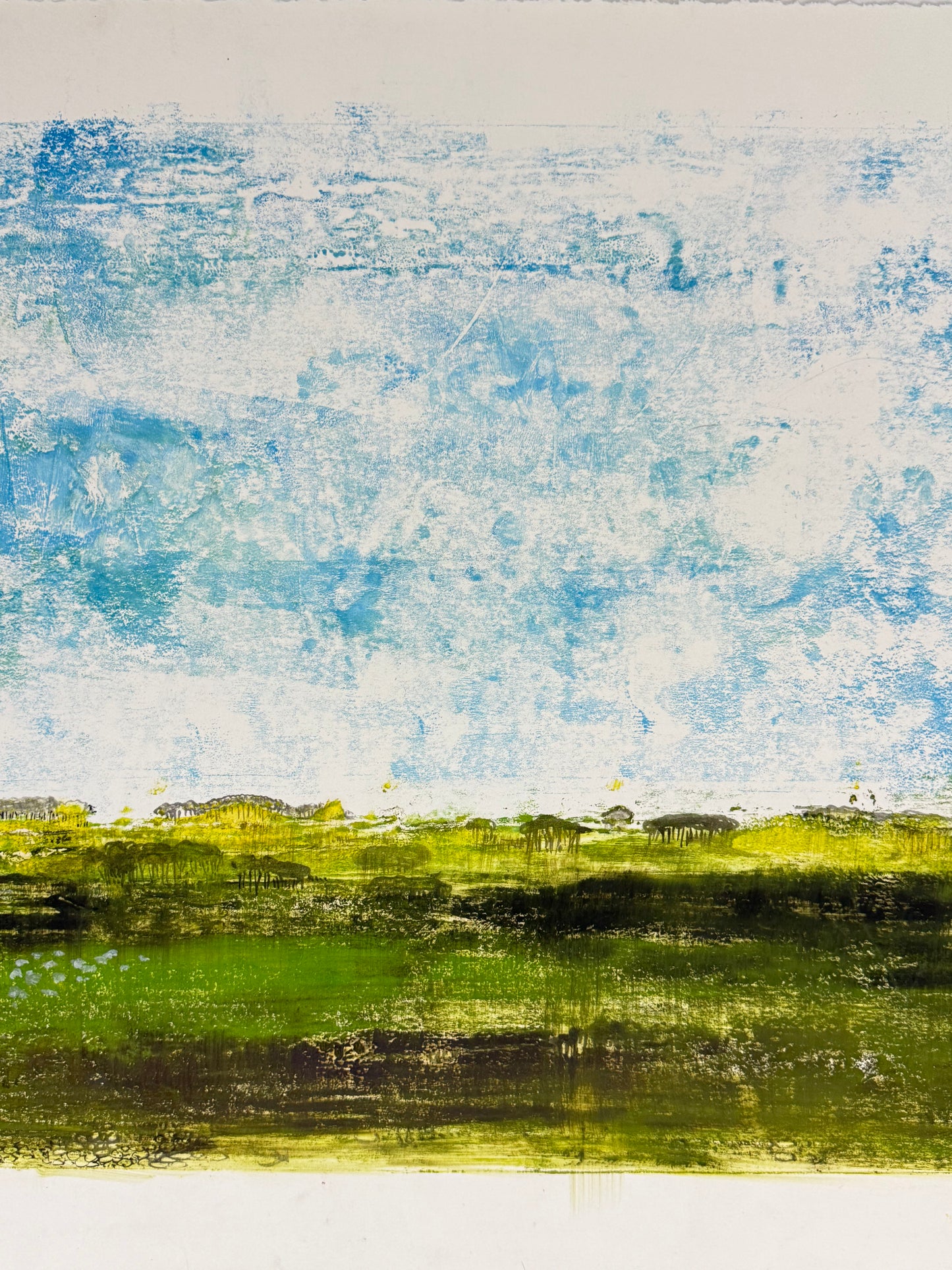 Untitled Landscape - Mixed Media