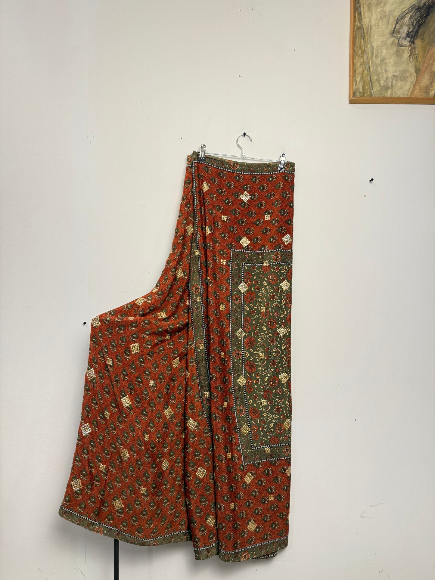 Vintage Pure Silk Saree Fabric