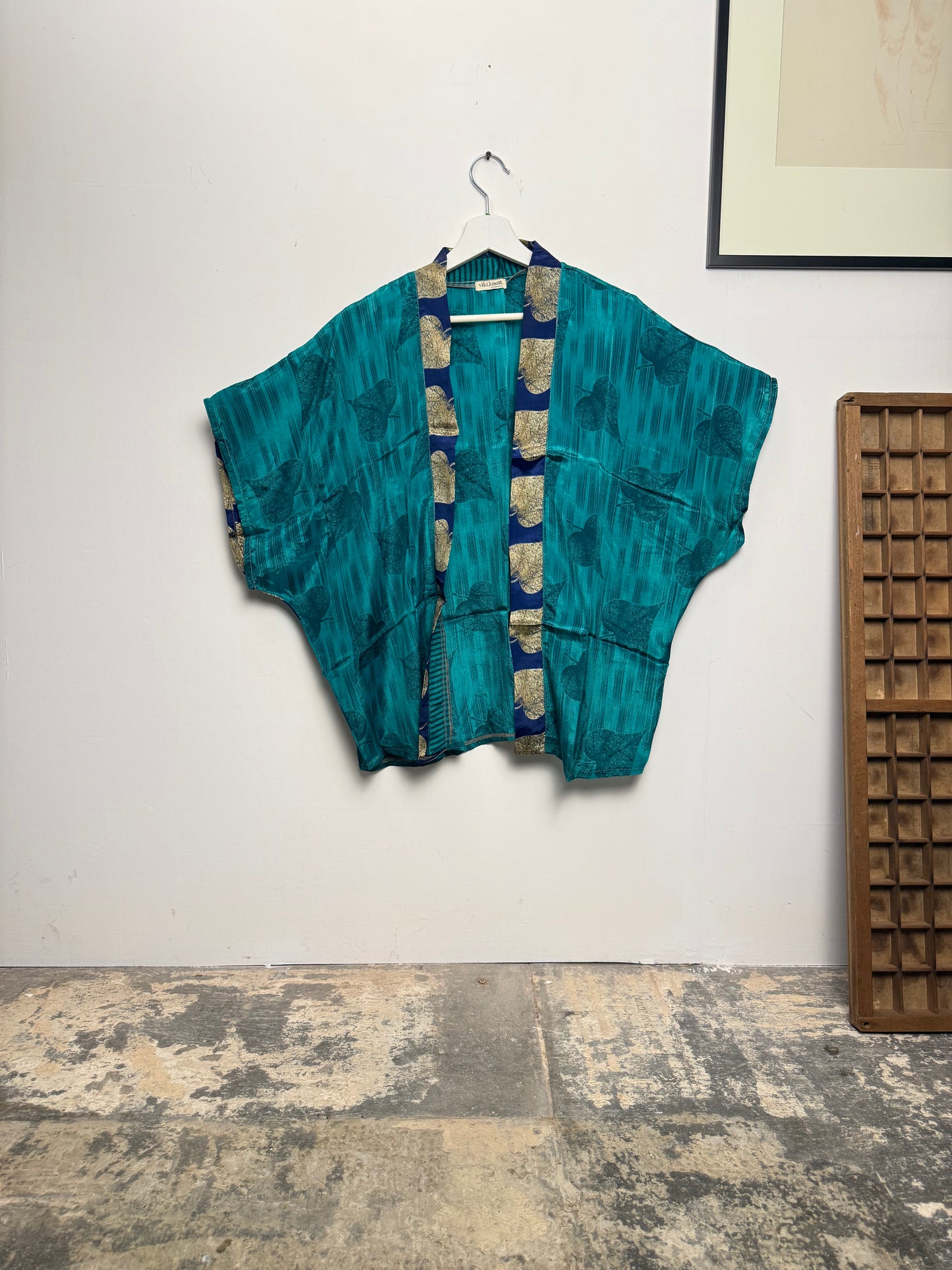 Vintage Saree Silk Shrug Blouse