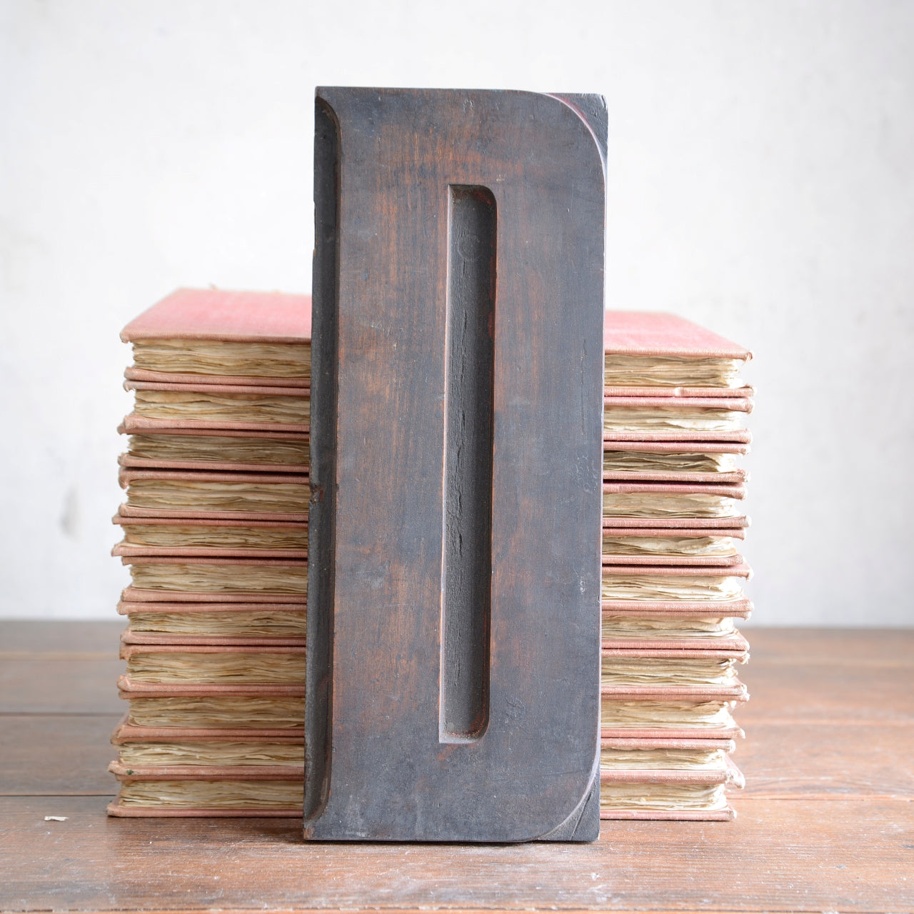 Rare English 1920’s Wooden Letterpress Type - 30cm