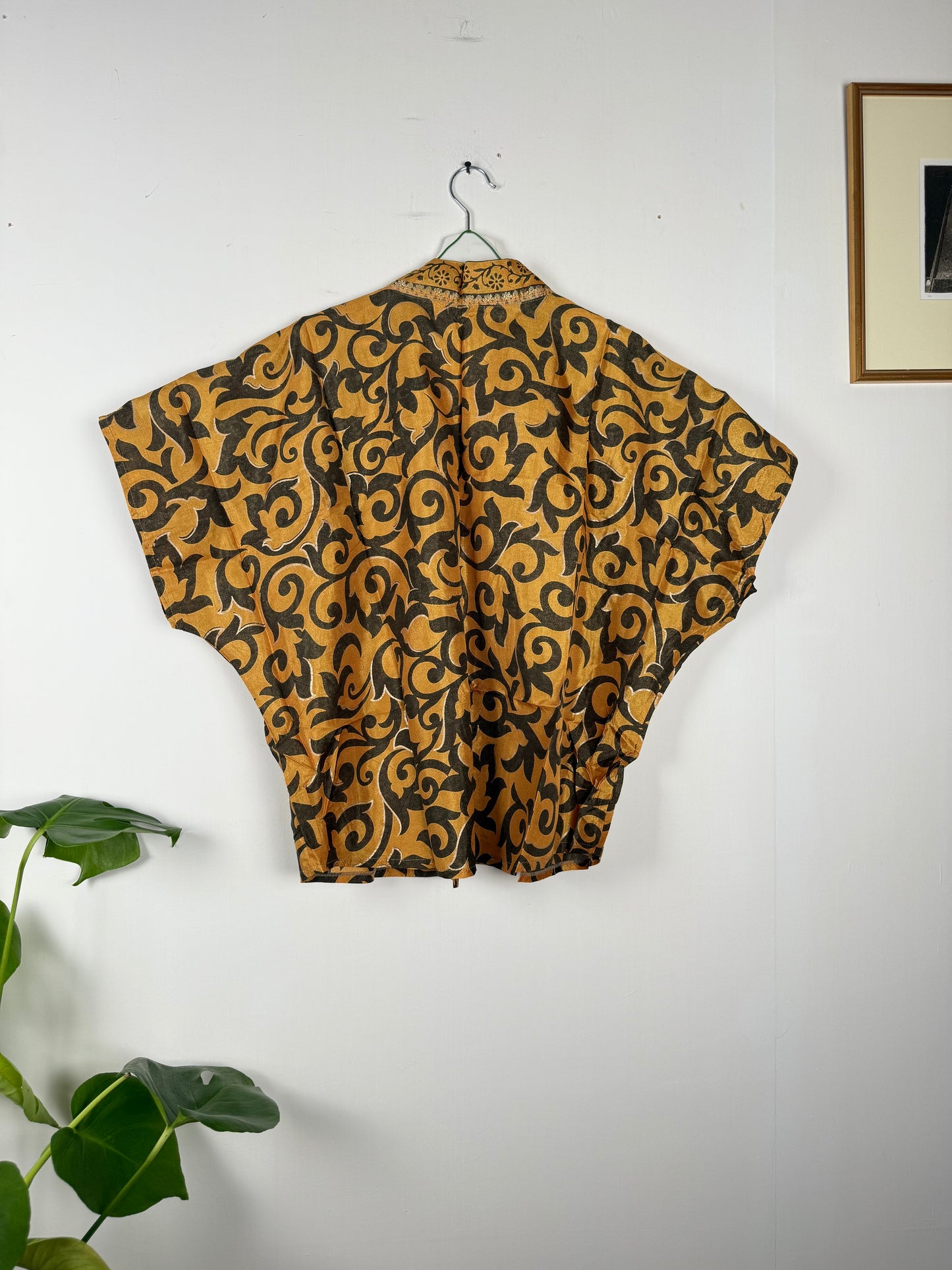 Vintage Saree Silk Shrug Blouse