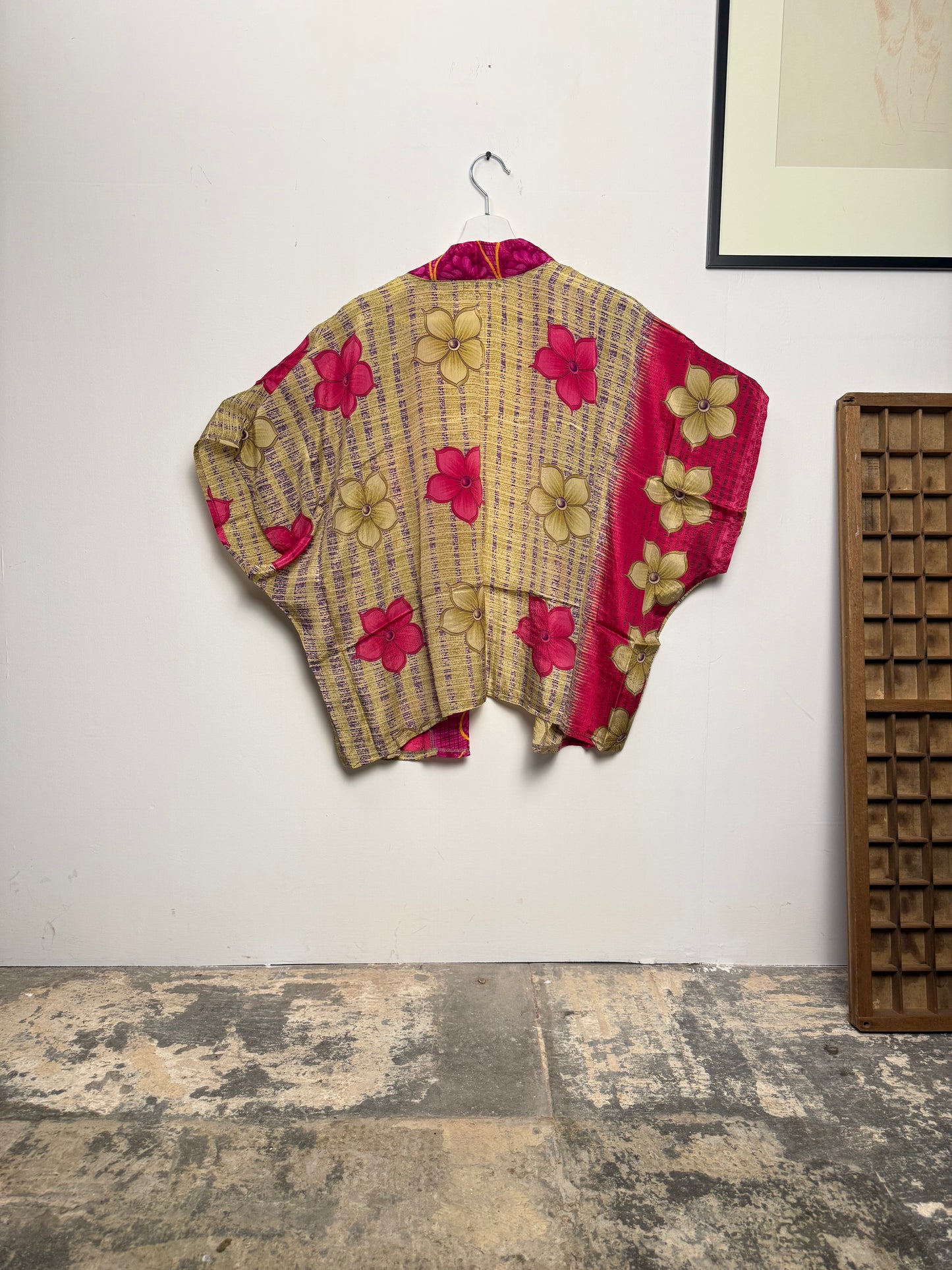 Vintage Saree Silk Shrug Blouse