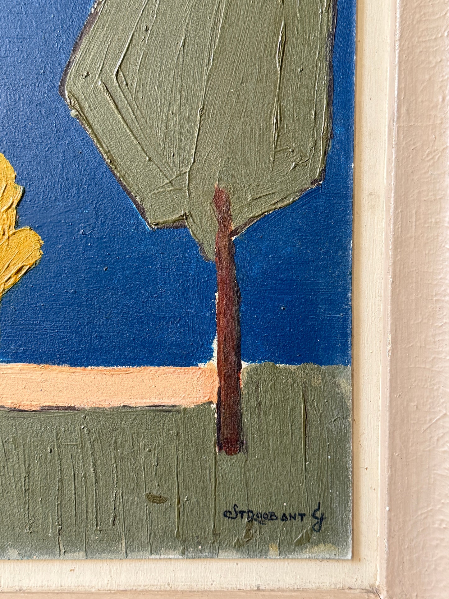 G. Stroobant, Belgian Modernist Landscape, c.1960
