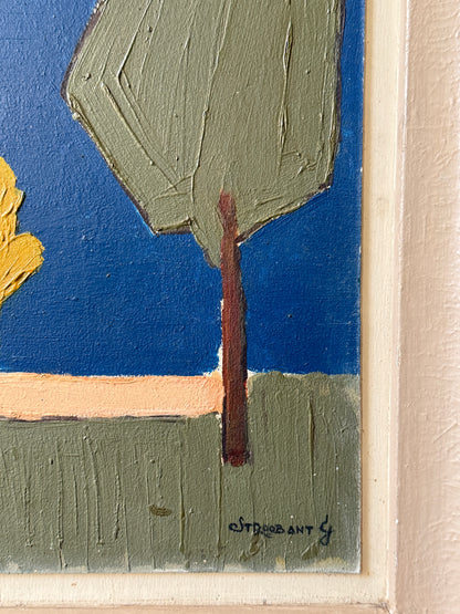 G. Stroobant, Belgian Modernist Landscape, c.1960
