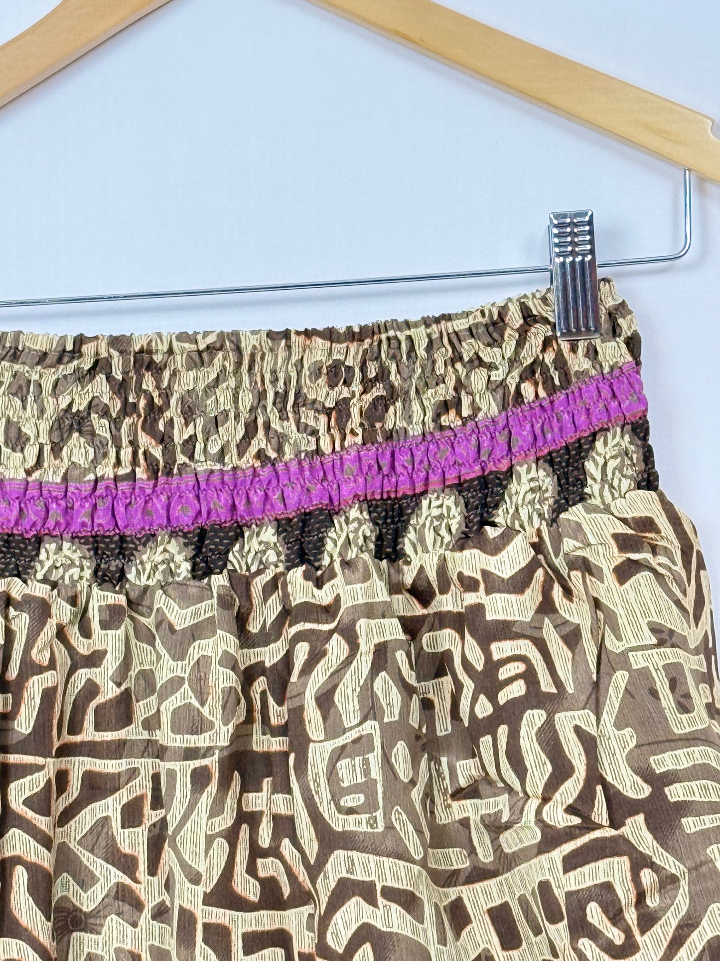 Vintage Saree Silk Trousers & Shirt Co-ordinated Set