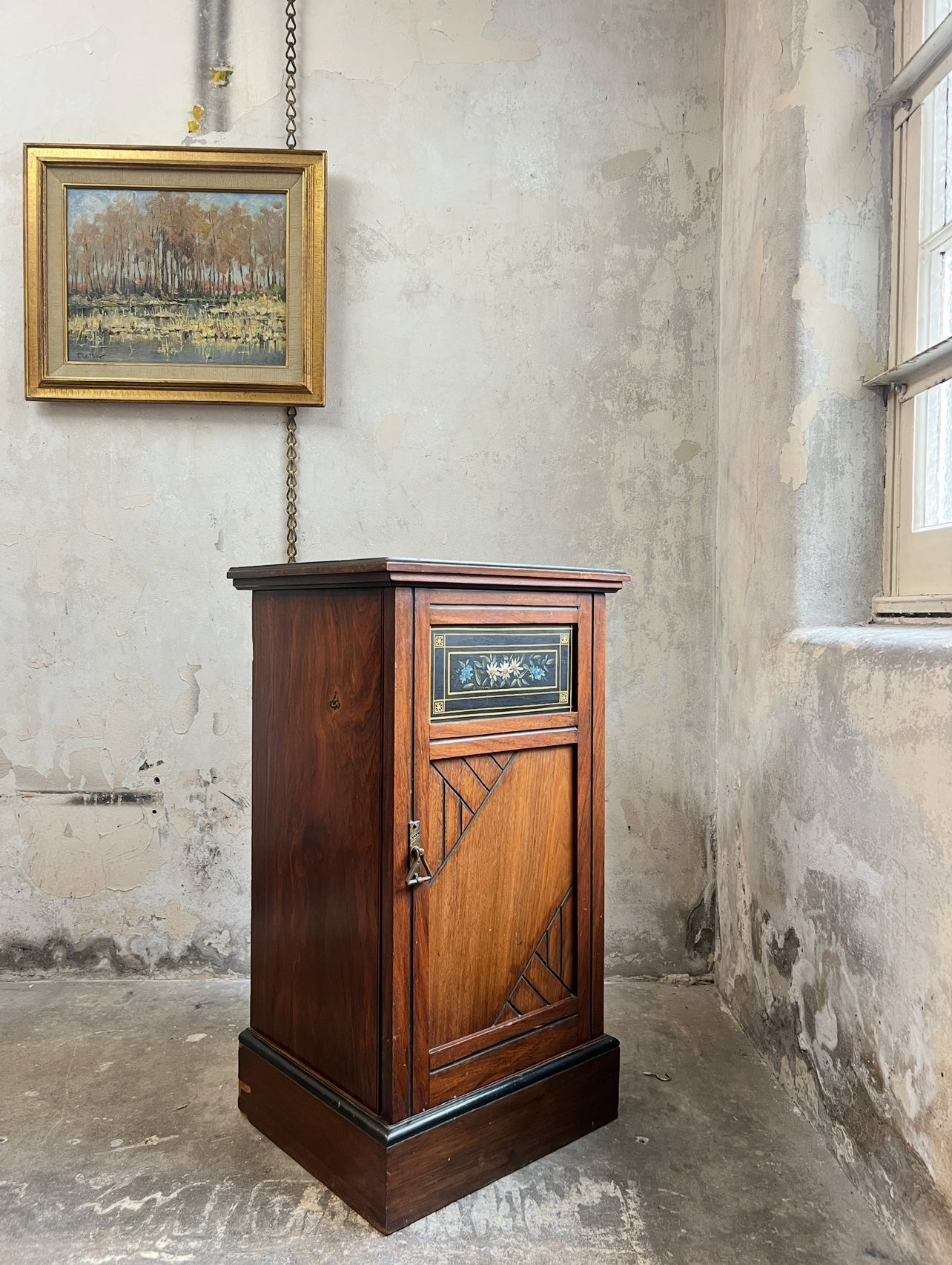 Aesthetic Movement Bedside Cabinet