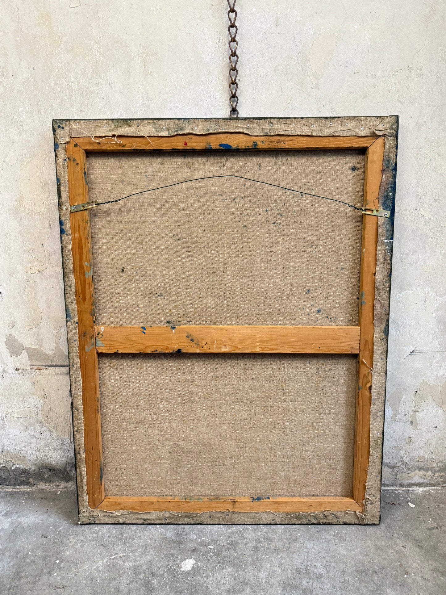 Abstract Expressionist Landscape Oil