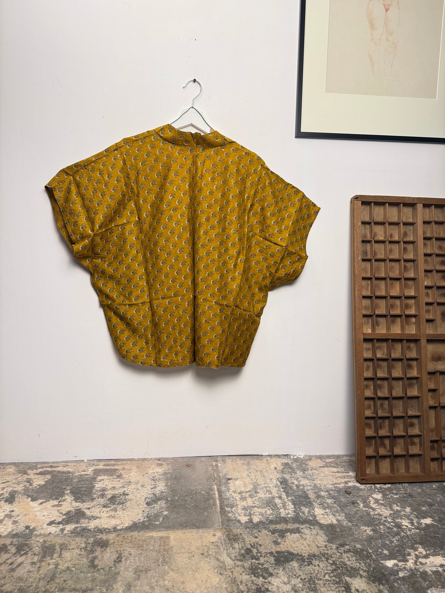 Vintage Saree Silk Shrug Blouse