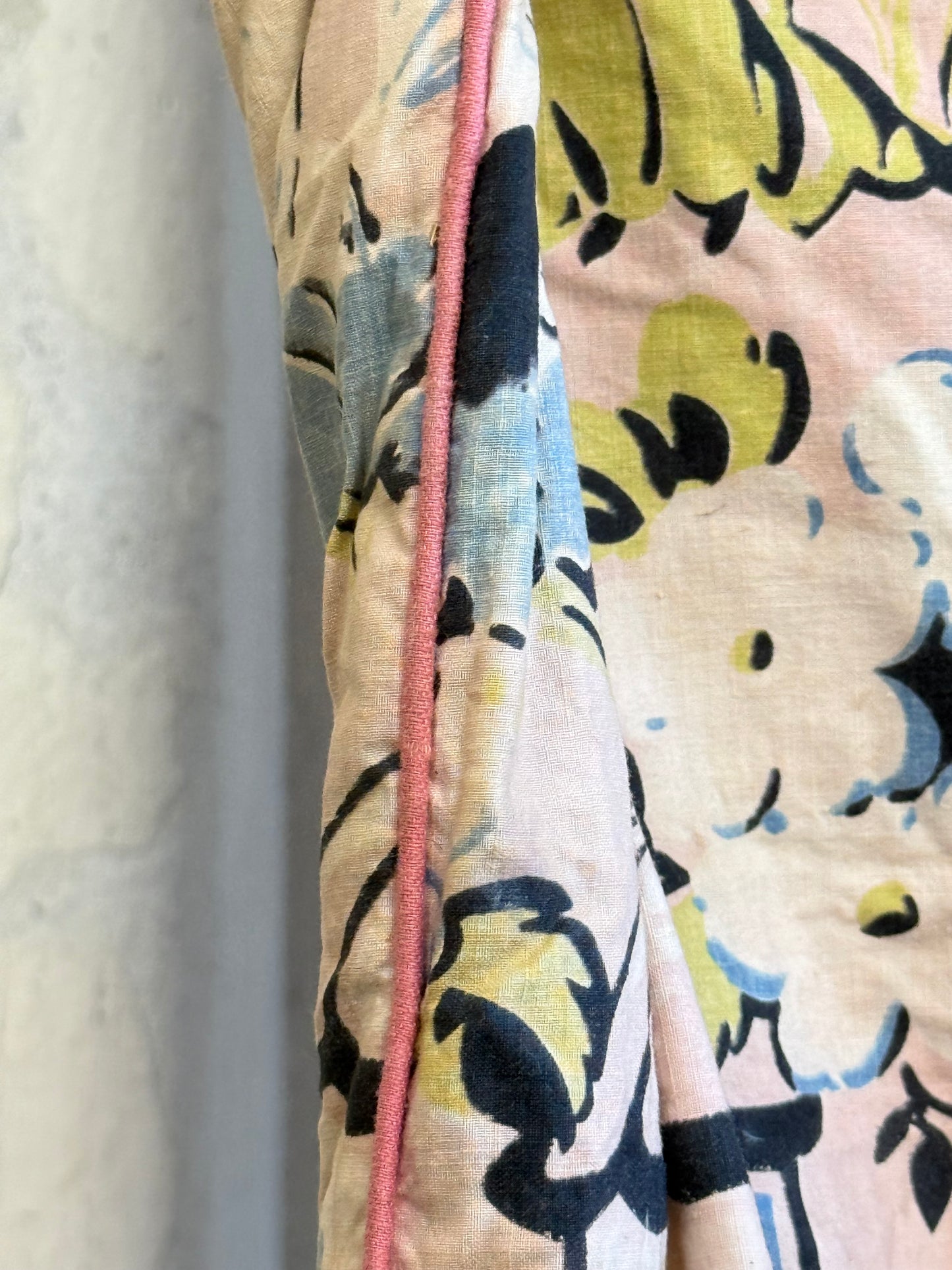 A 1930's Duck Feather Eiderdown - Rare Chinoiserie Pattern