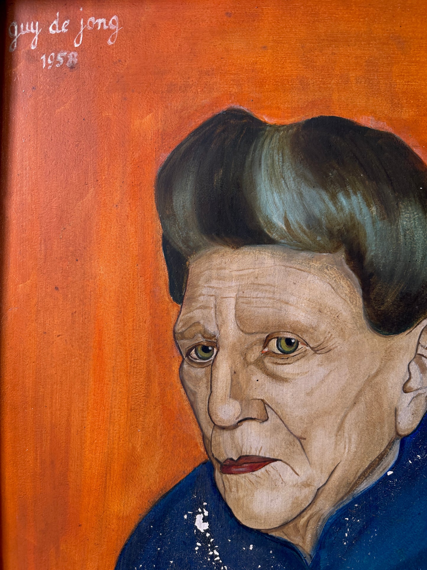 Woman in Blue - Guy de Jong | 1958