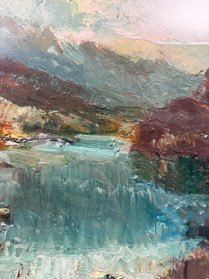 Hamish Lawrie (1919–1987) | Highland Lochan | Original Scottish Oil Painting