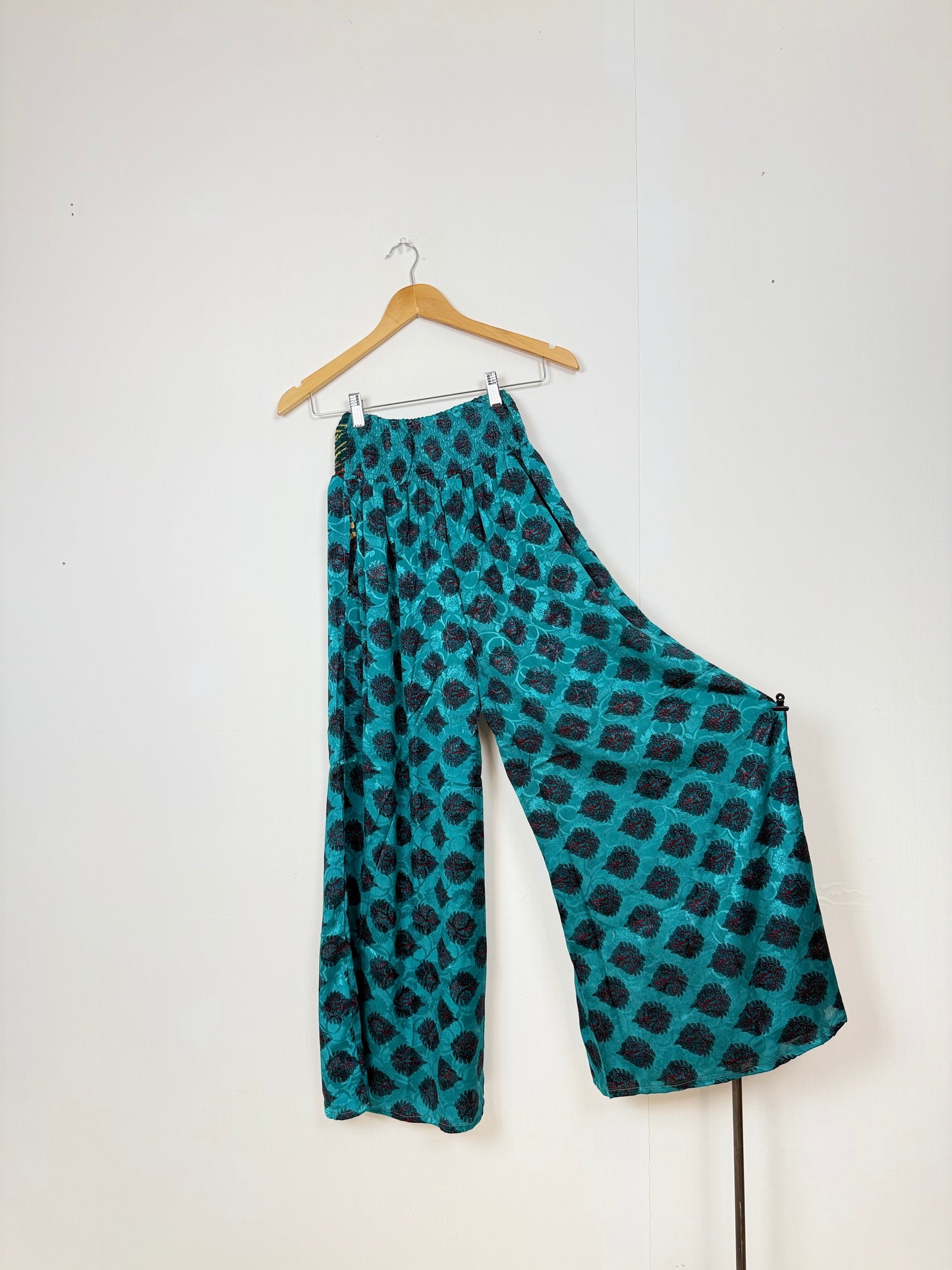 Vintage Saree Silk Trousers & Shirt Co-ordinated Set