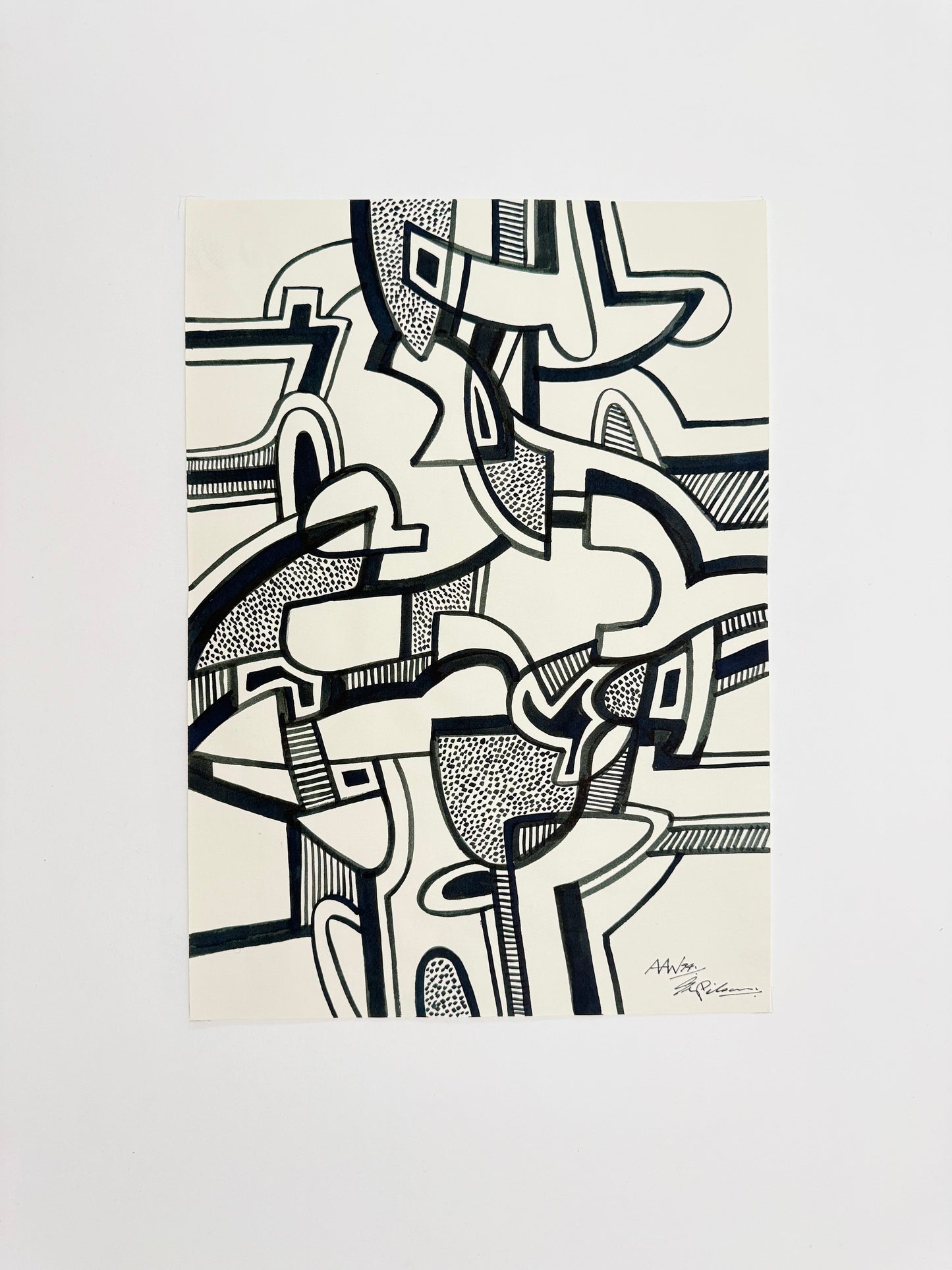 Monochromatic Original Artwork No.238 - ARTHUR ALLAN WILSON, Scottish | 1944-2024