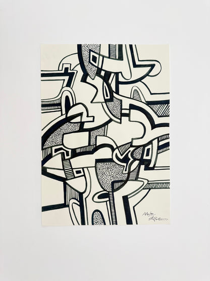 Monochromatic Original Artwork No.238 - ARTHUR ALLAN WILSON, Scottish | 1944-2024