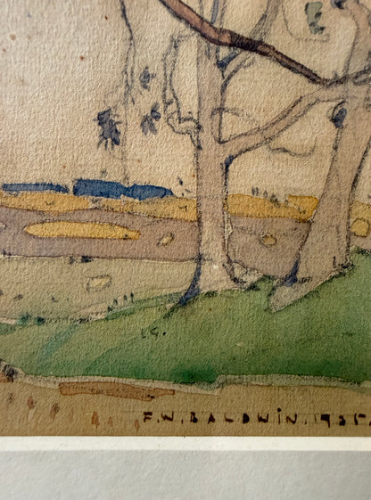 Frederick William Baldwin | Woodland Landscape, 1935