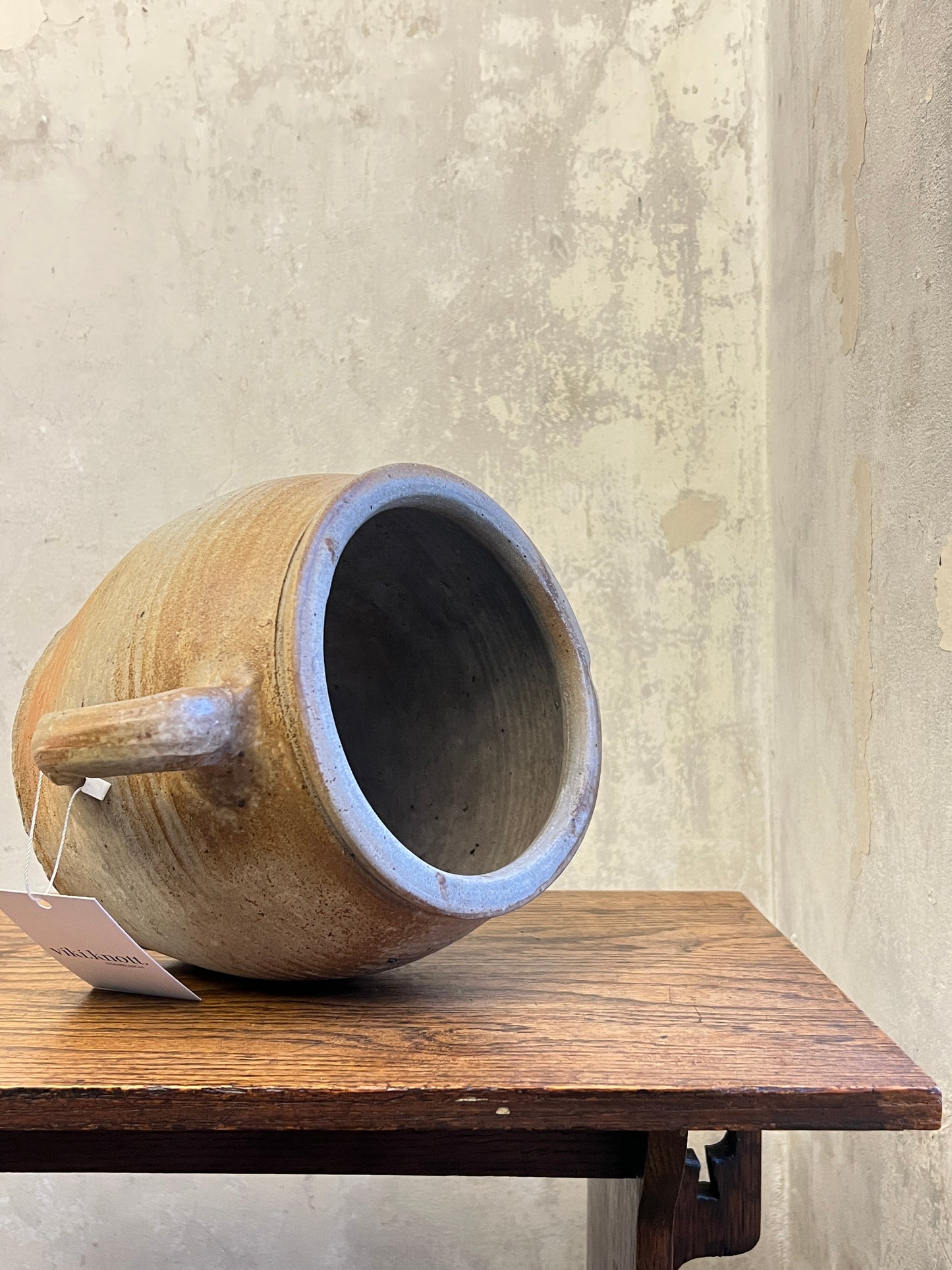 19thC French Stoneware Confit Pot