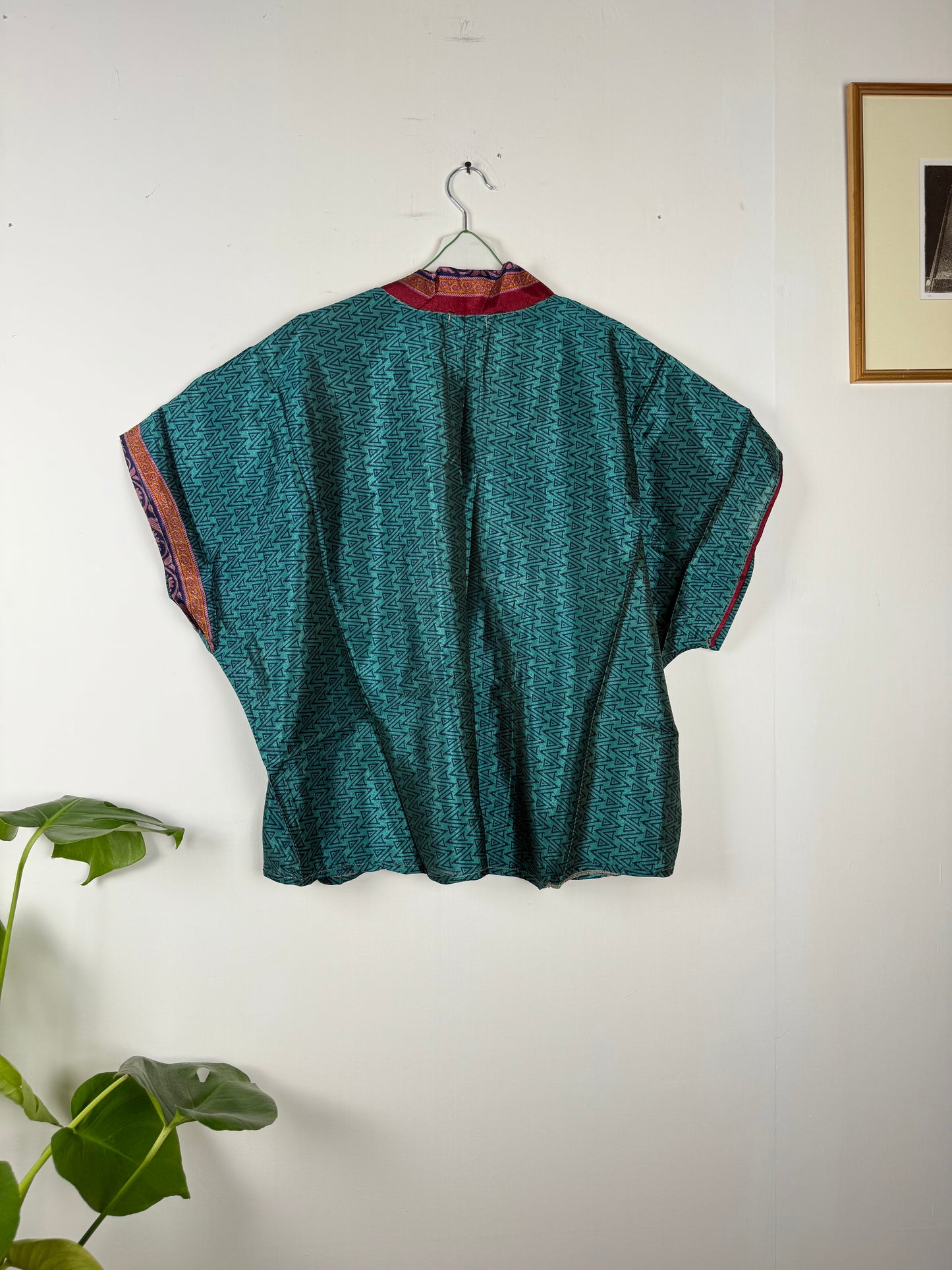 Vintage Saree Silk Shrug Blouse