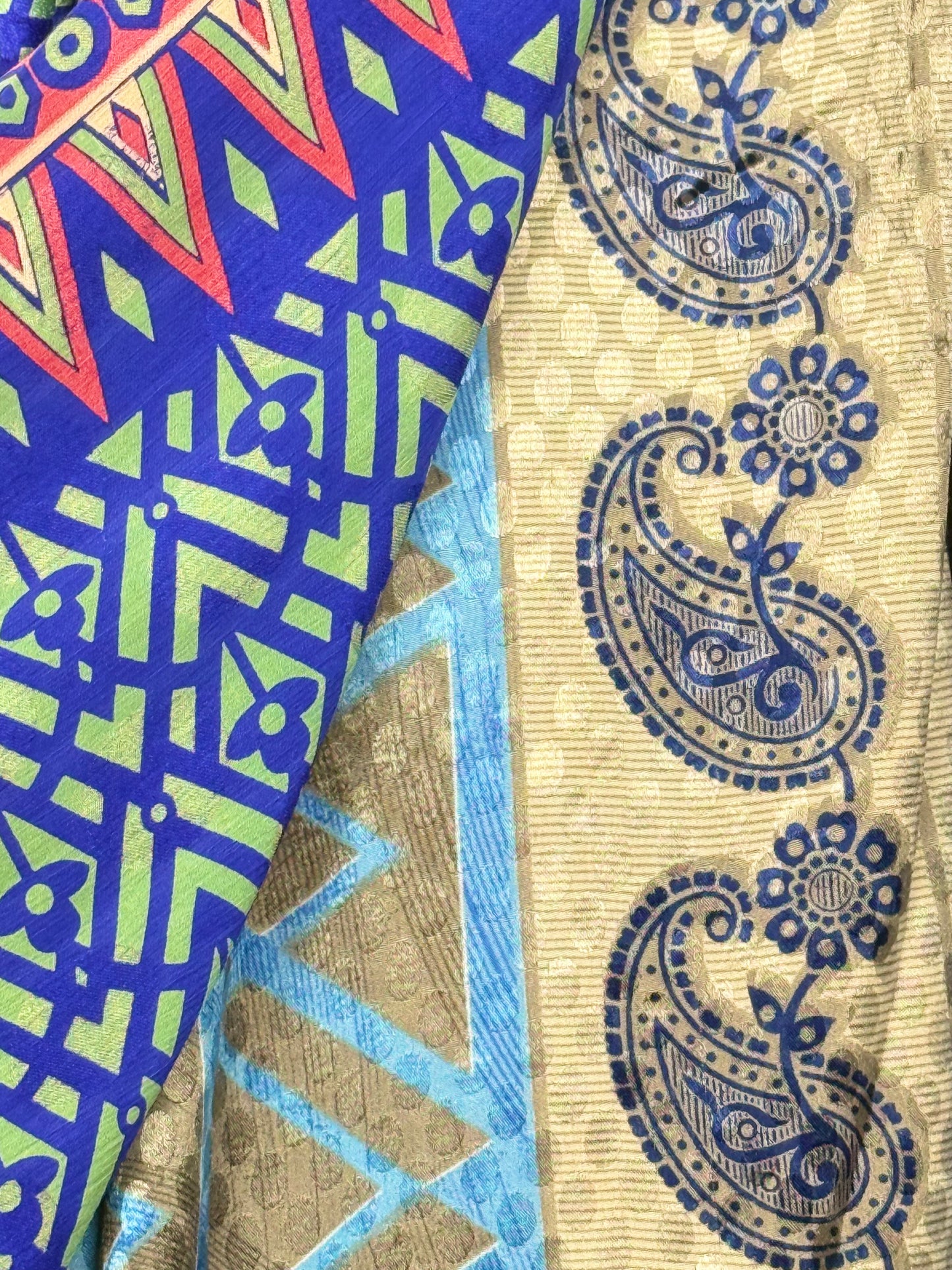 Vintage Saree Silk Wrap Skirt