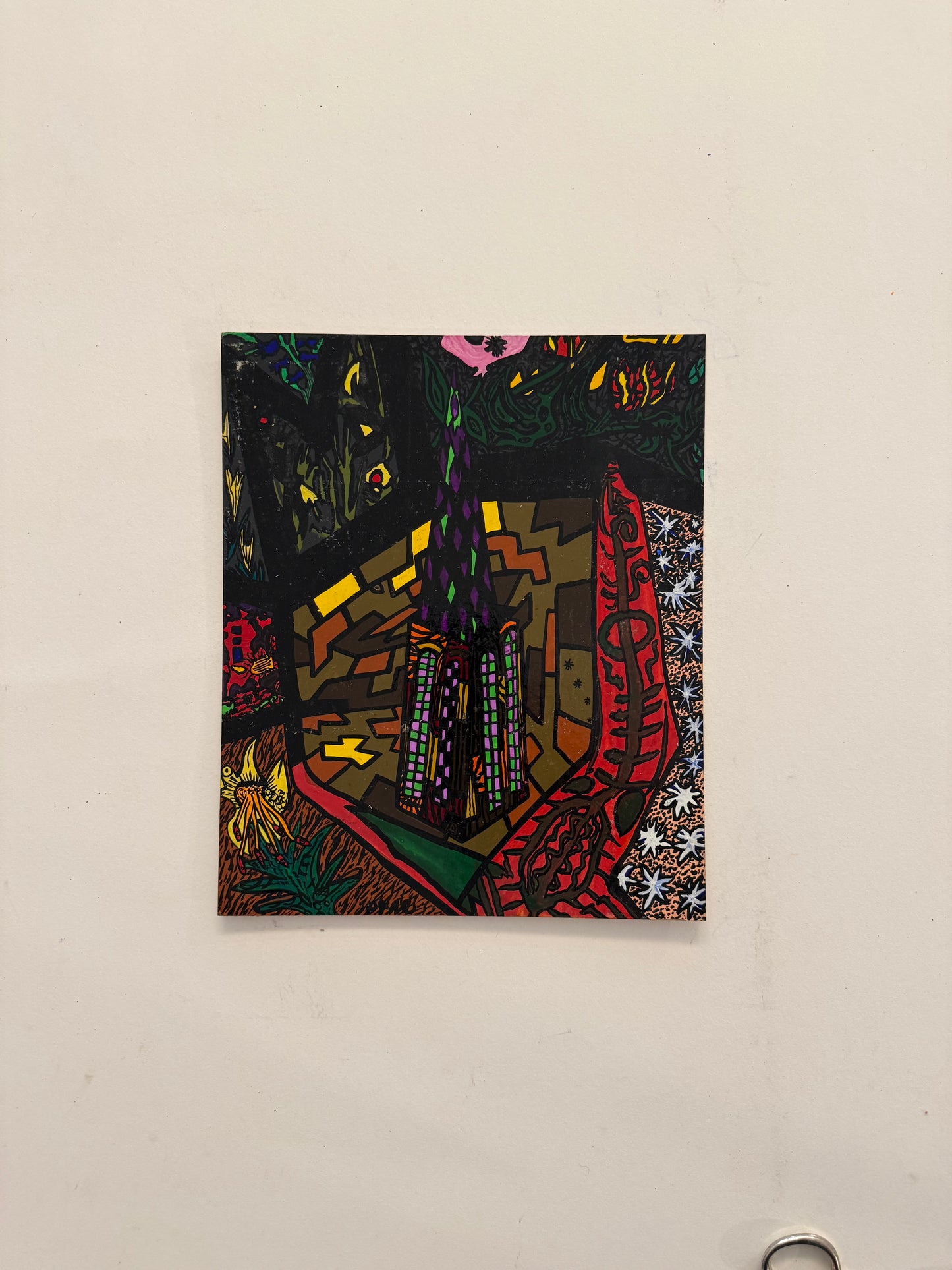 No. 166 Rain in the Coventry Precincts - PETER CROTTY, British | 1943-present