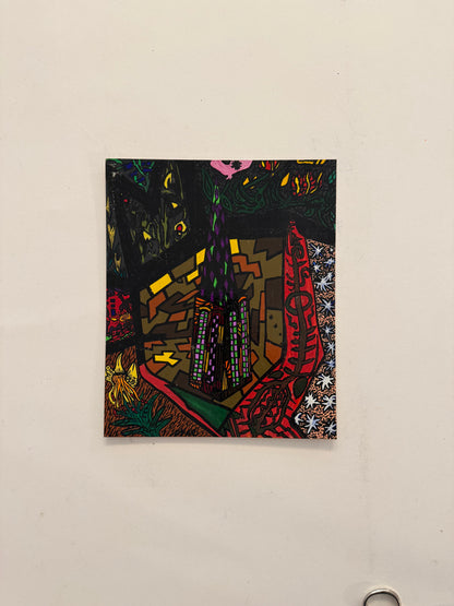 No. 166 Rain in the Coventry Precincts - PETER CROTTY, British | 1943-present