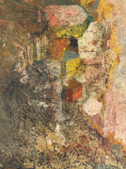 Portrait in Yellow/ Landscape Verso - Oxshott Pottery Estate HENRY WREN