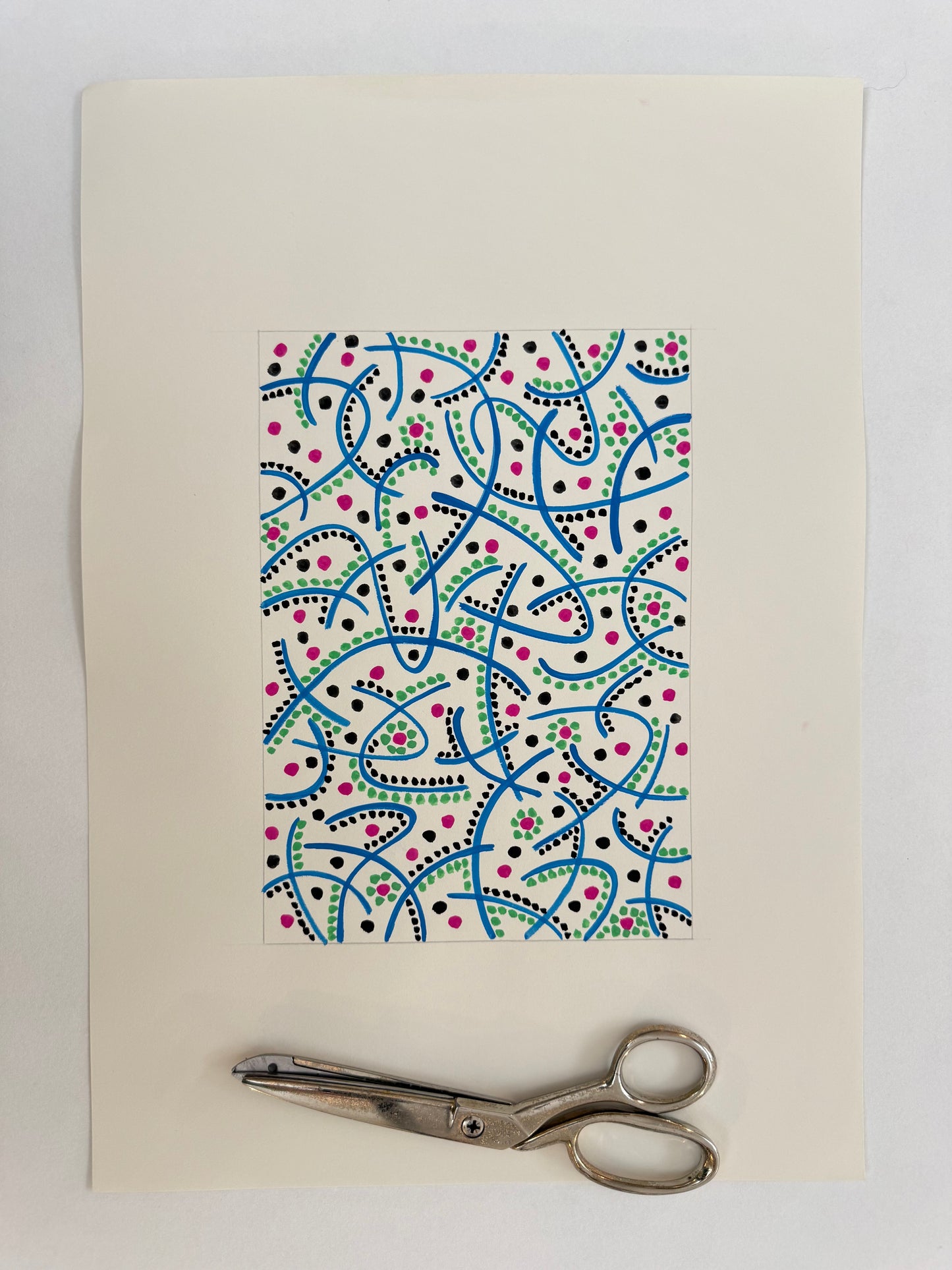 Pointillist Ink on Paper Original Artwork No.20 - ARTHUR ALLAN WILSON, Scottish | 1944-2024