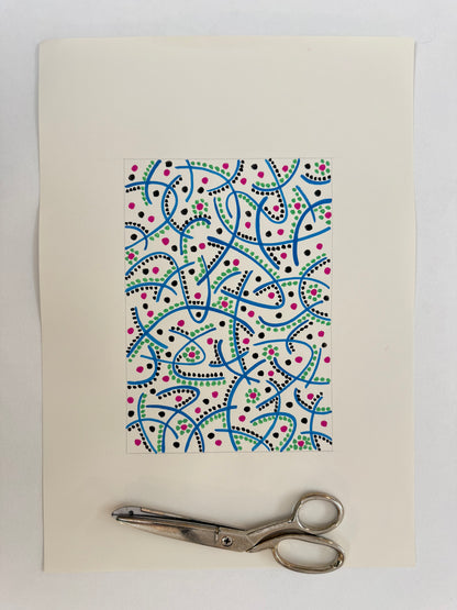 Pointillist Ink on Paper Original Artwork No.20 - ARTHUR ALLAN WILSON, Scottish | 1944-2024