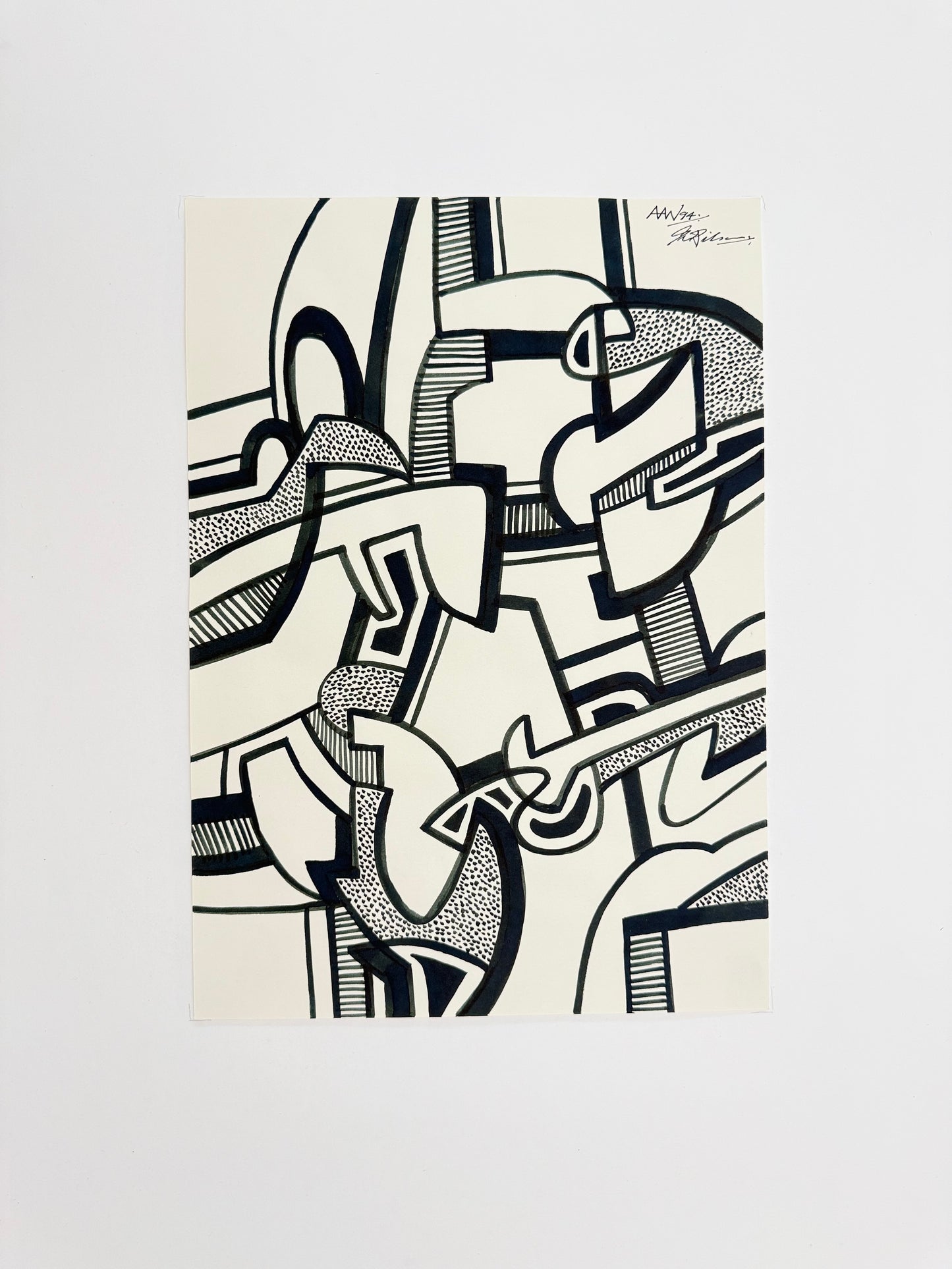 Monochromatic Original Artwork No.237 - ARTHUR ALLAN WILSON, Scottish | 1944-2024