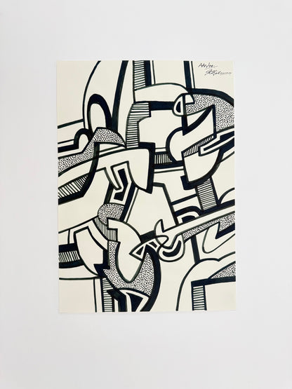 Monochromatic Original Artwork No.237 - ARTHUR ALLAN WILSON, Scottish | 1944-2024