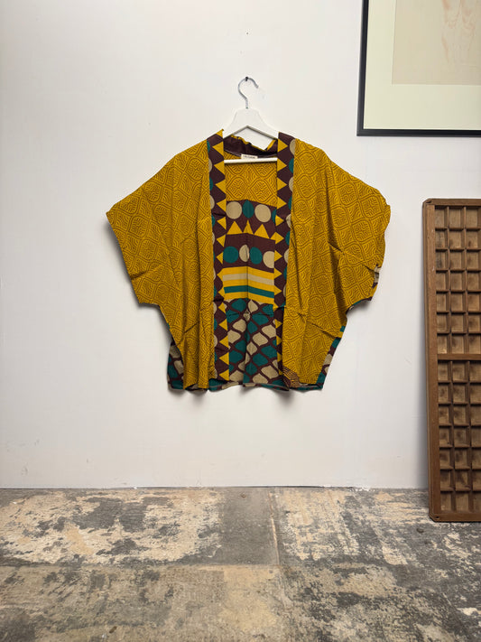 Vintage Saree Silk Shrug Blouse