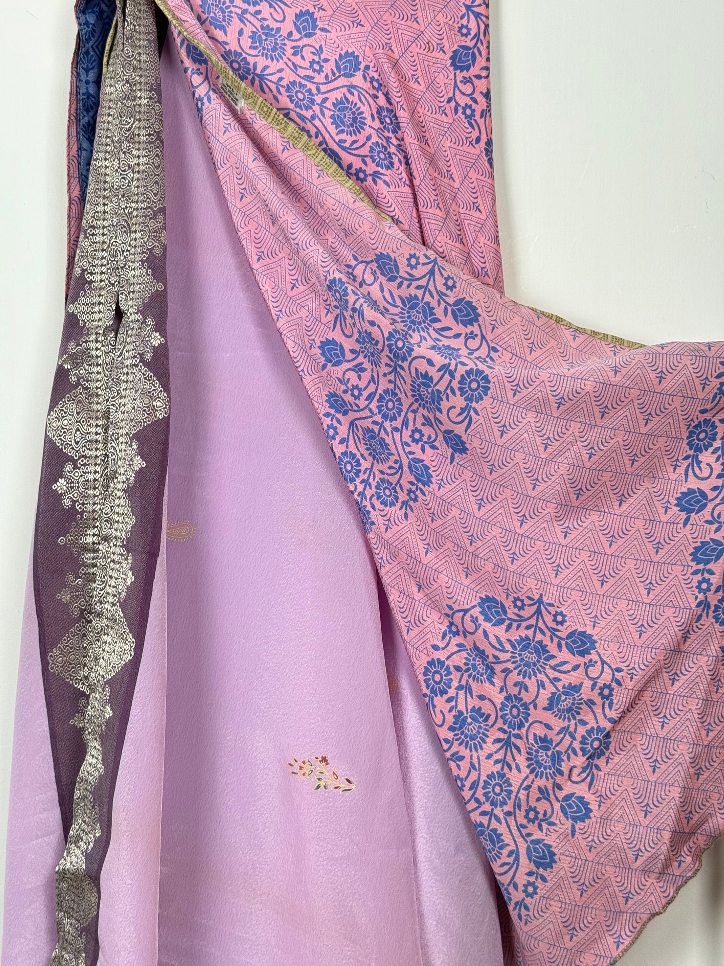 Vintage Saree Silk Wrap Skirt