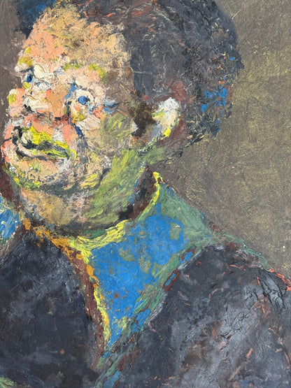 Portrait in Blue - Oxshott Pottery Estate - HENRY WREN
