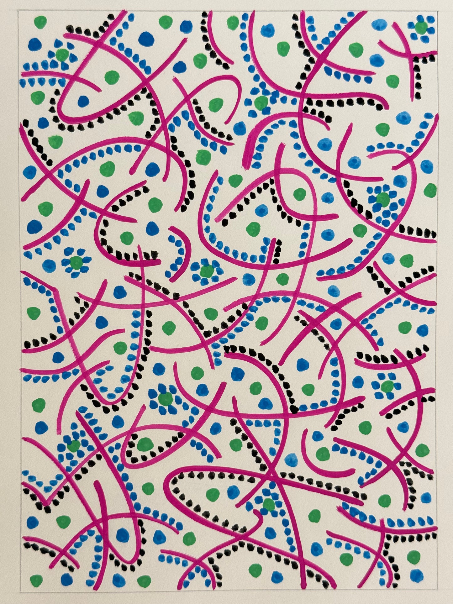 Pointillist Ink on Paper Original Artwork No.23- ARTHUR ALLAN WILSON, Scottish | 1944-2024