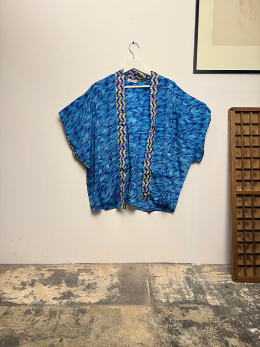 Vintage Saree Silk Shrug Blouse