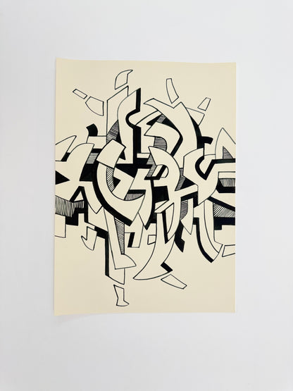 Monochromatic Original Artwork No.256 - ARTHUR ALLAN WILSON, Scottish | 1944-2024