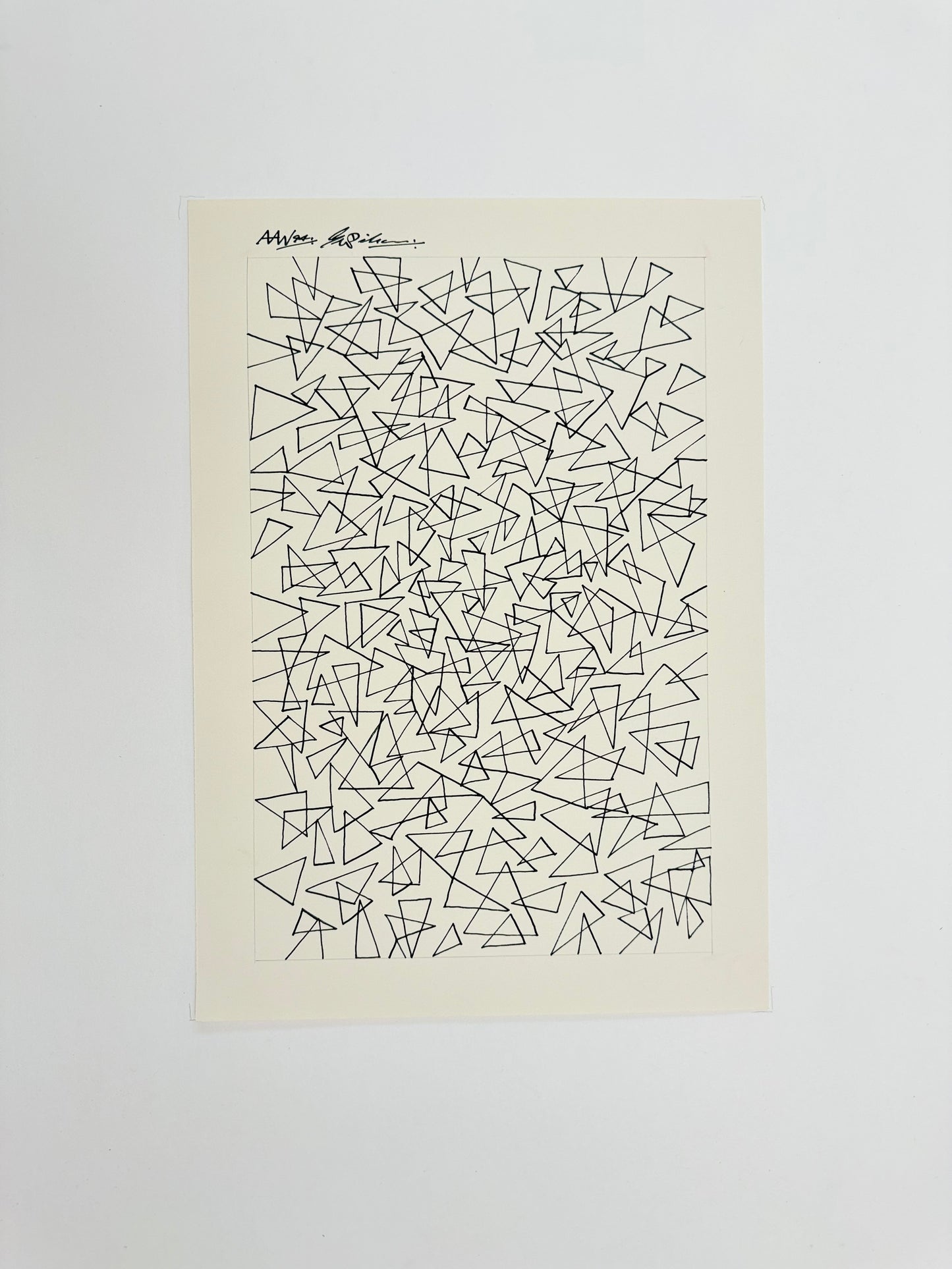 Monochromatic Original Artwork No.215 - ARTHUR ALLAN WILSON, Scottish | 1944-2024