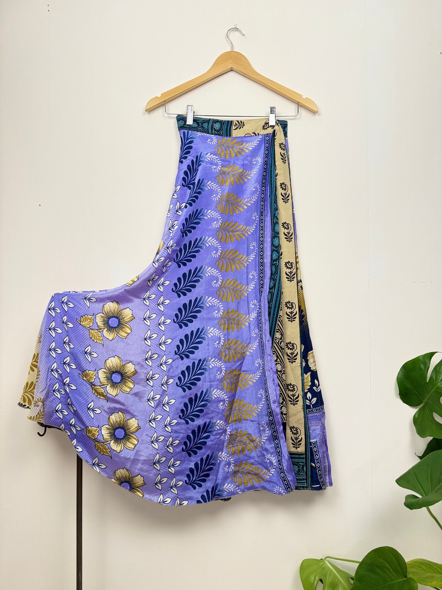 Vintage Saree Silk Wrap Skirt