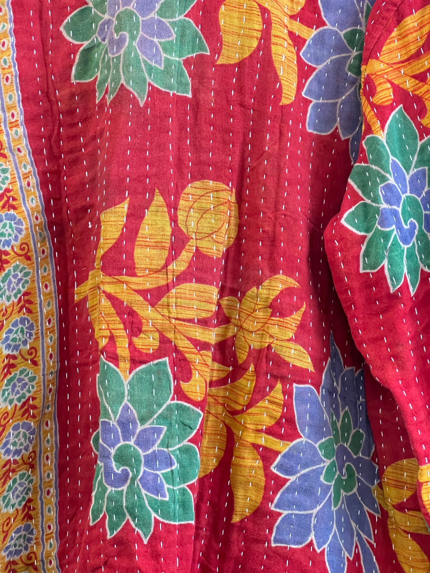 Vintage Cotton Kantha Reversible Jacket ~ No 27