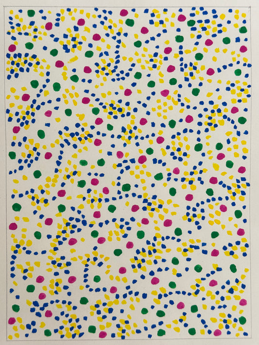 Pointillist Ink on Paper Original Artwork No.31 - ARTHUR ALLAN WILSON, Scottish | 1944-2024