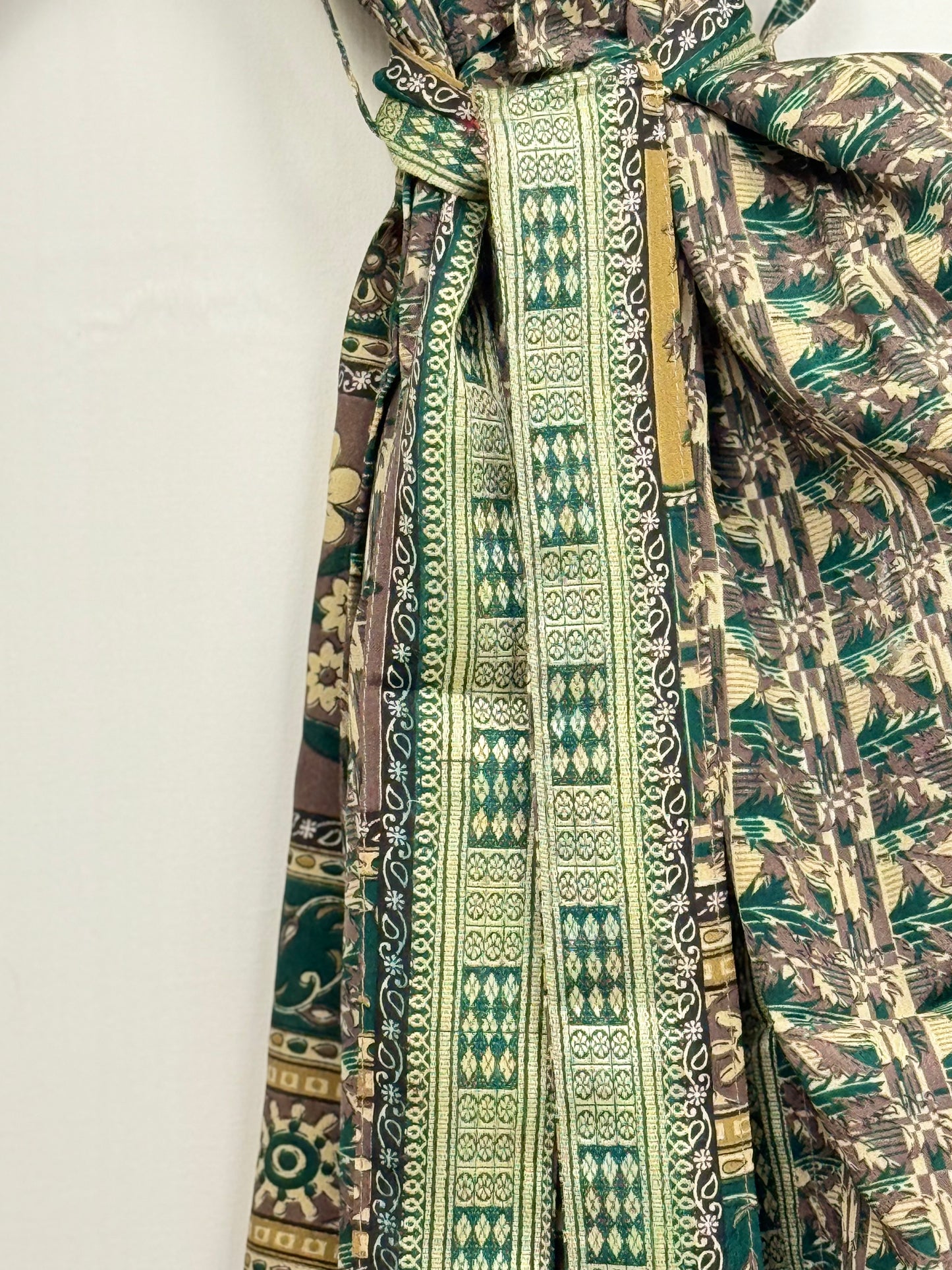 Vintage Saree Silk Kimono / Duster - Short