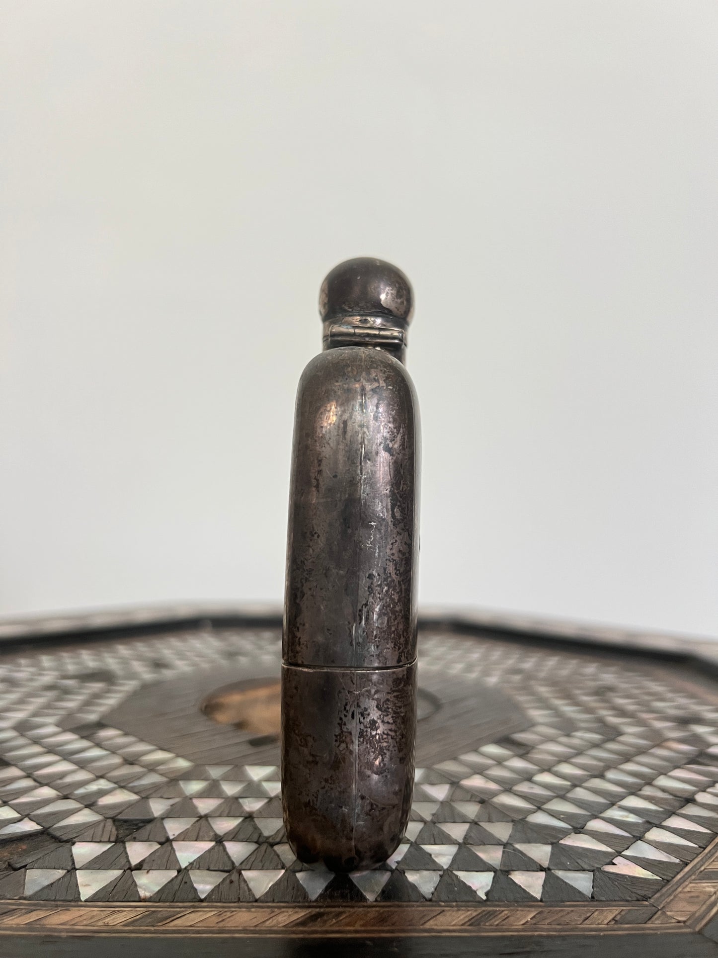 A 19th Century  Sampson Mordan & Co  Silver Hipflask