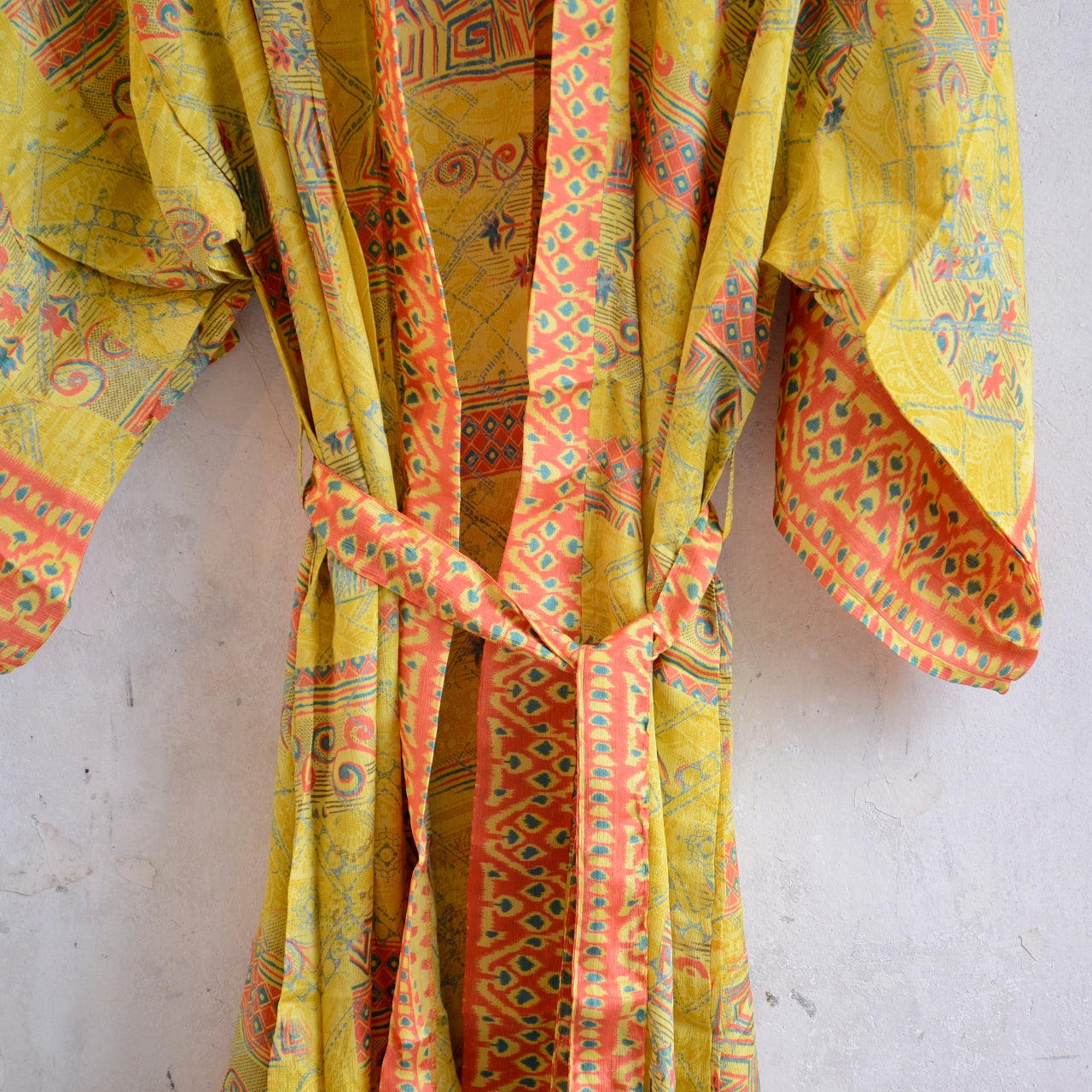 Long Vintage Silk Kimono