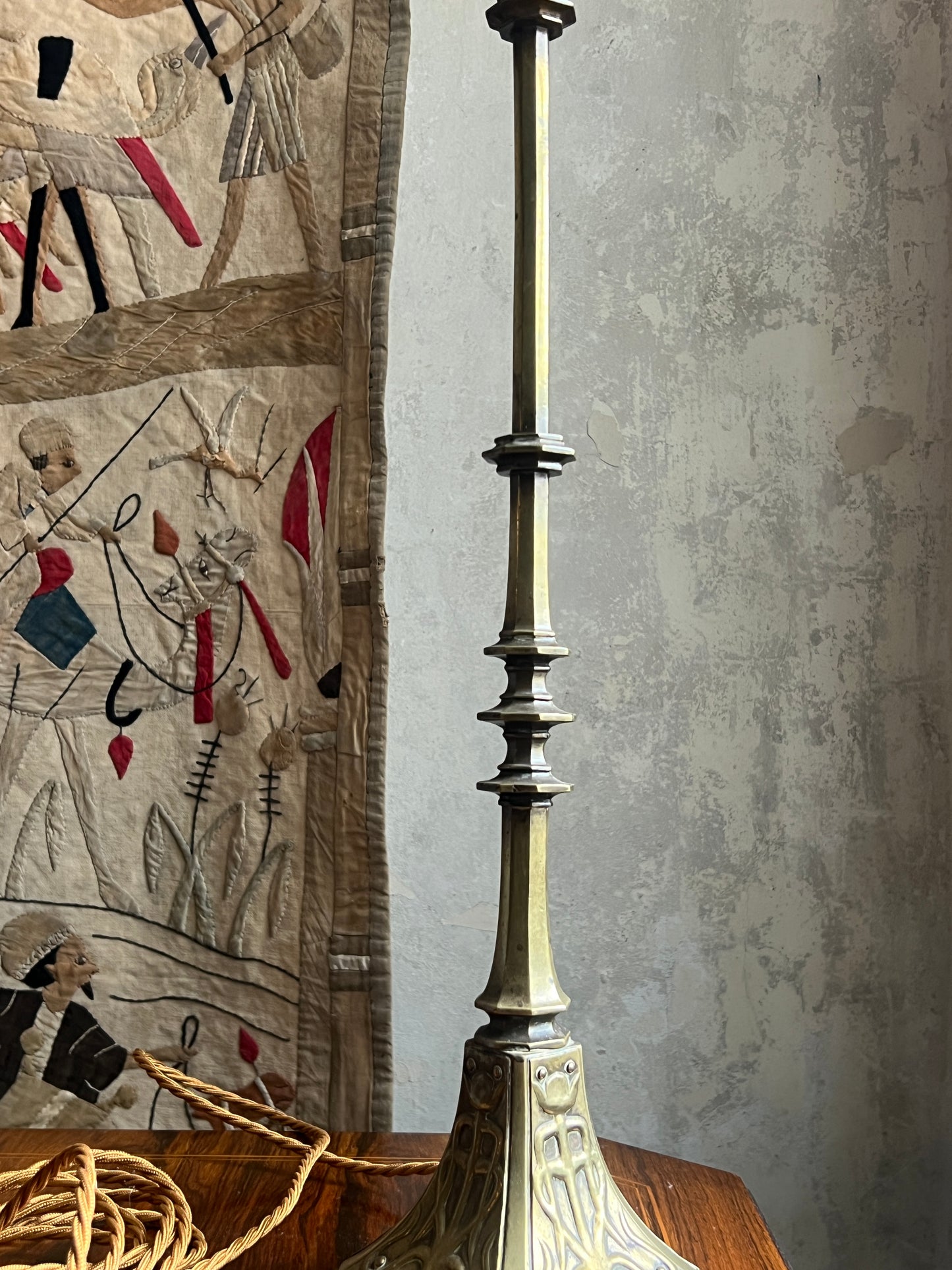 An Art Nouveau Table Lamp